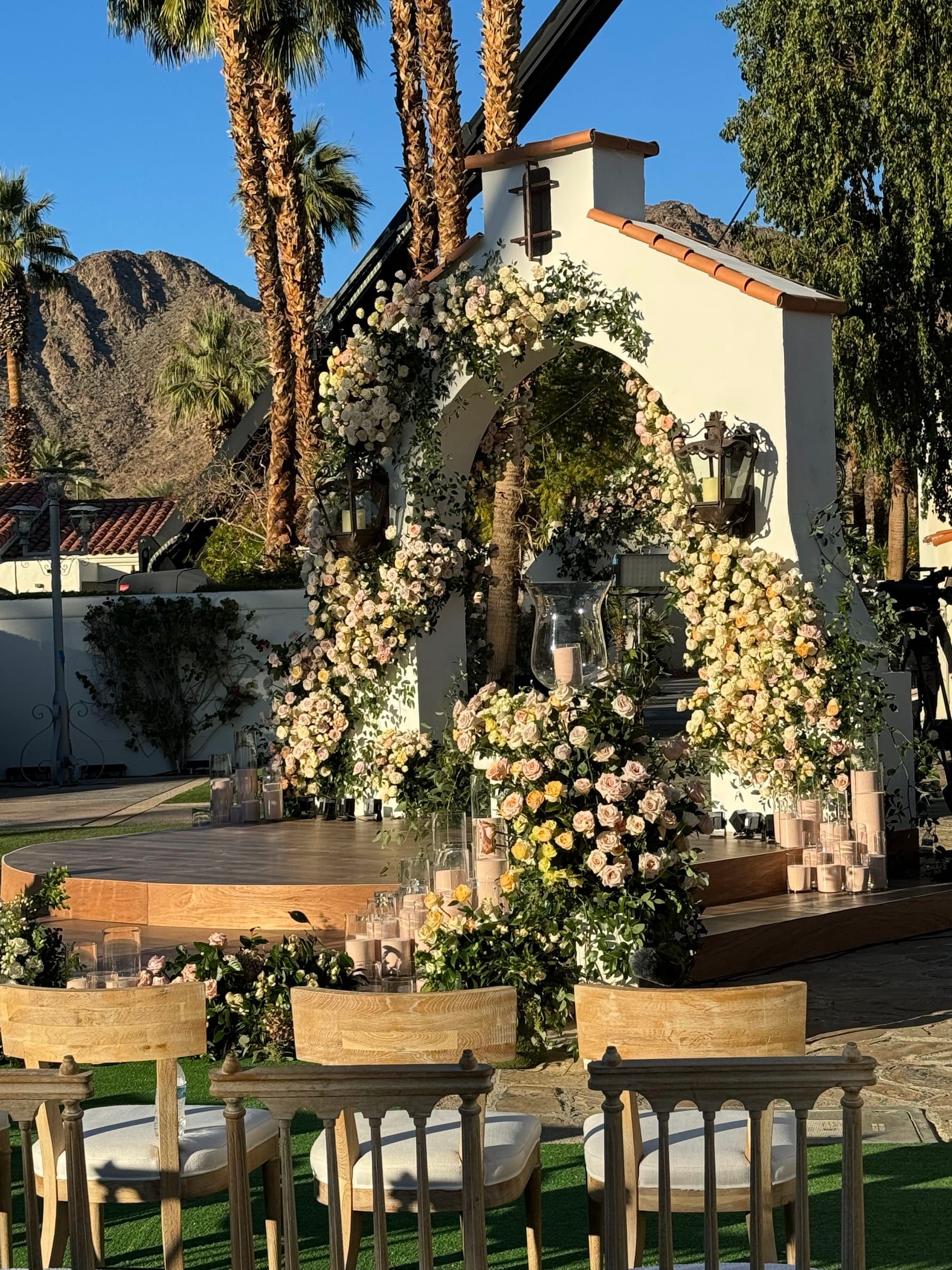 A wedding set art-directed by Carly Panice